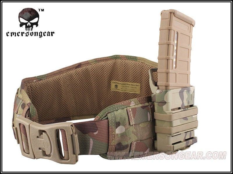 New.Emersongear กีฬา MOLLE เบาะเอวสนับสนุนเข็มขัดบุรุษเข็มขัดยุทธวิธีผู้ชายปืนต่อสู้กองทัพเข็มขัด Ceinture EM9086 6 สี สีดำ สีทราย สีเขียว ลายมาดิเคม ลายดิจิตอนเขียว ลายดิจิตอนทราย ราคาพิเศษ