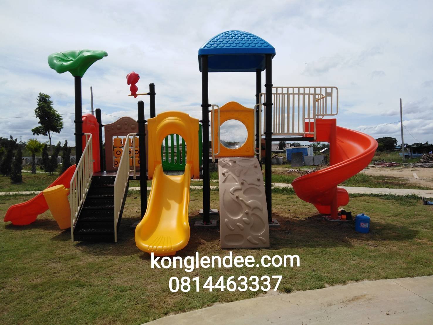 เครื่องเล่นสนาม ชุดบ้านนกกับใบบอน