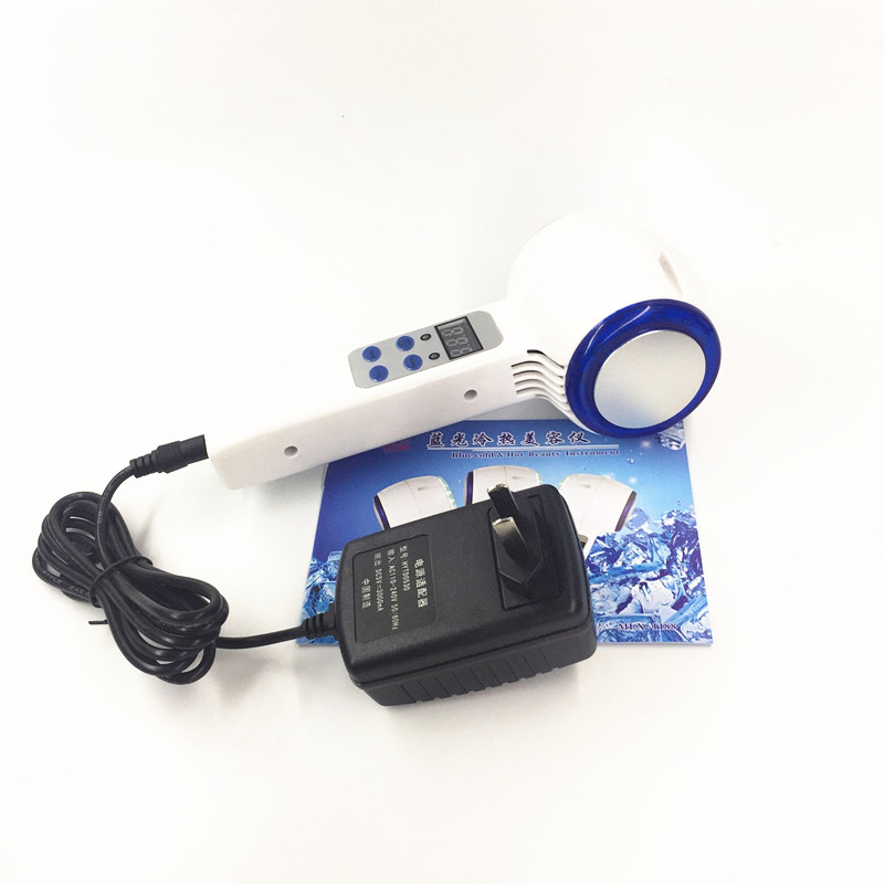 HE-115เครื่องนวดหน้าอัลตร้าโซนิค ระบบร้อน-เย็น 2in1 แบบมีหน้าจอ LCD แสดงผลการทำงาน