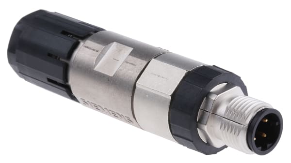 ProfiNET Connector M12 Plug SIEMENS คอนเนคเตอร์ หัวแลน แบบตรง 6GK1901-0DB20-6AA0