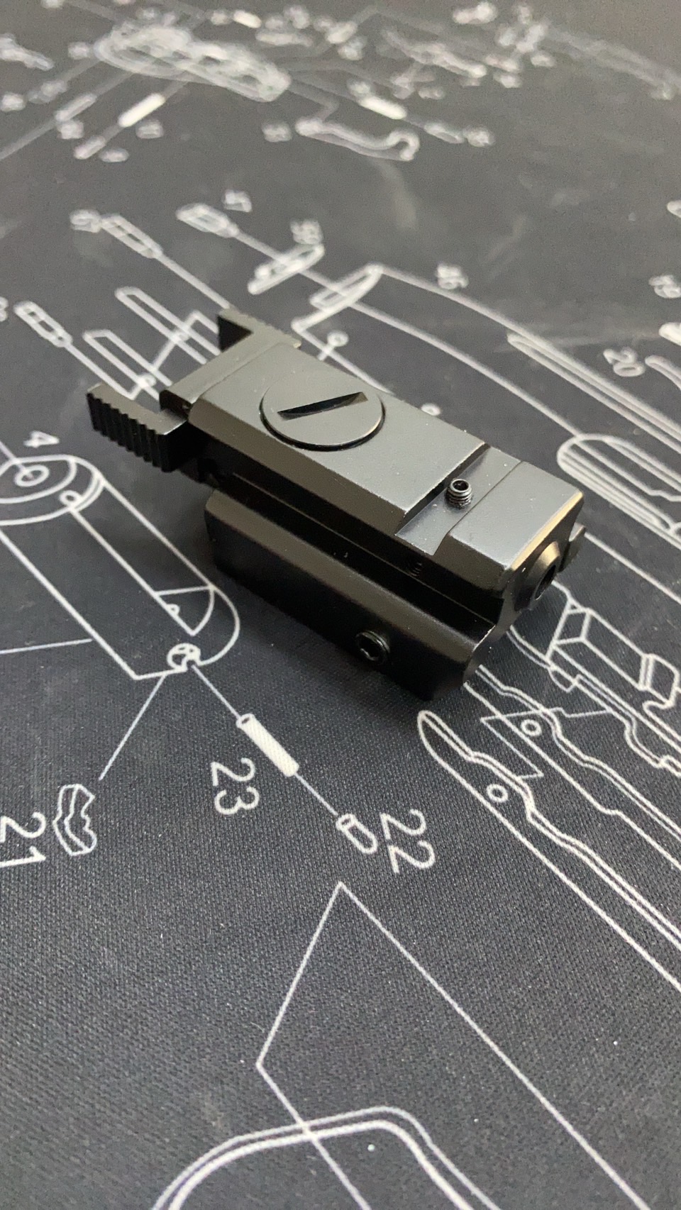 New.เลเซอร์แดงยุทธวิธีติดปืนสั้น Sig P320sp และ GLOCK ทุกรุ่น