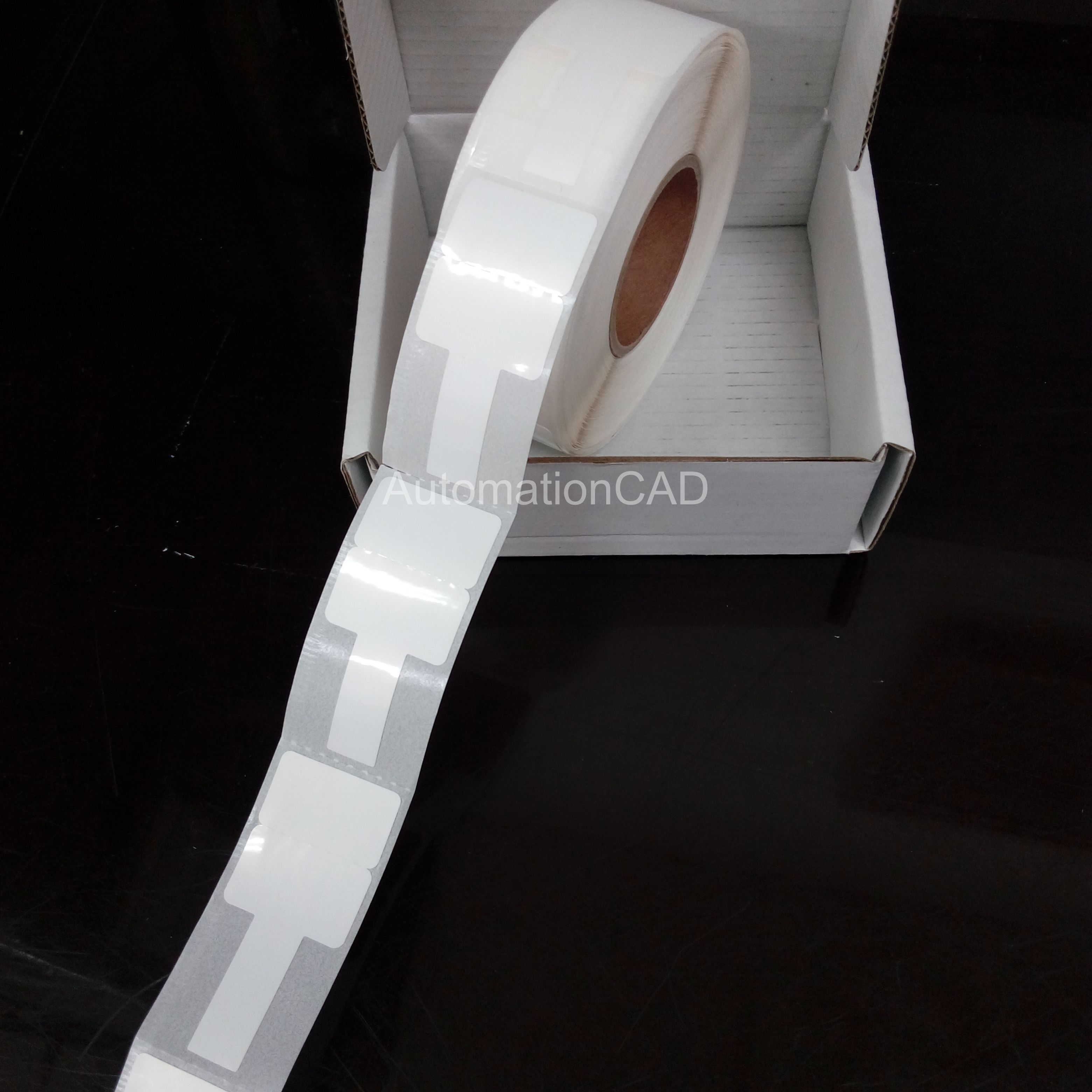 สติ๊กเกอร์มาร์คสายไฟ แบบธง 25mm x 10mm หางสั้น เบอร์มาร์คสายไฟ CABLE MARKER