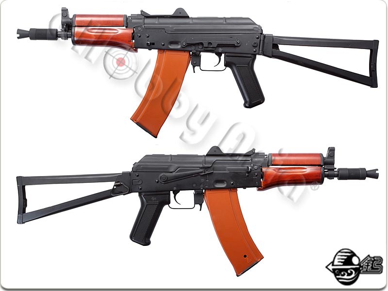 AK74SU เหล็กจริง ไม้จริง มี BlowBack Jing Gong 1011