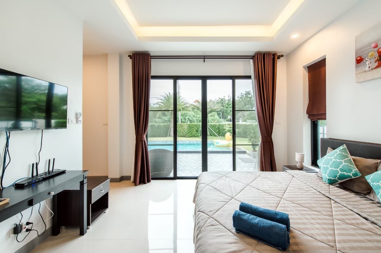 HR15079 บ้านพักใกล้ทะเลหัวหิน Kirinara Huahin pool villa