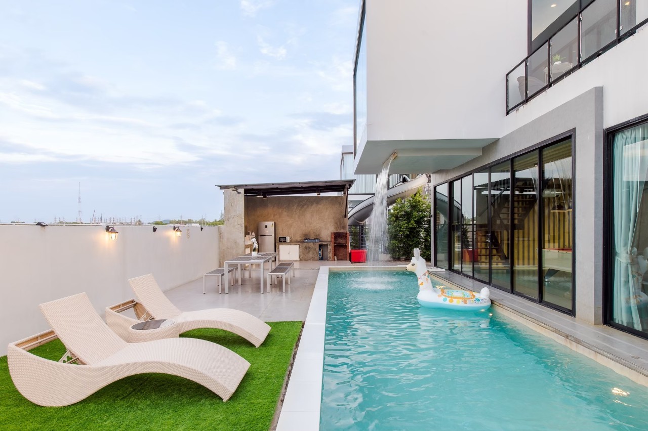 HR4038 บ้านพักหัวหิน บ้านโมเดิร์น สเปซ V.9