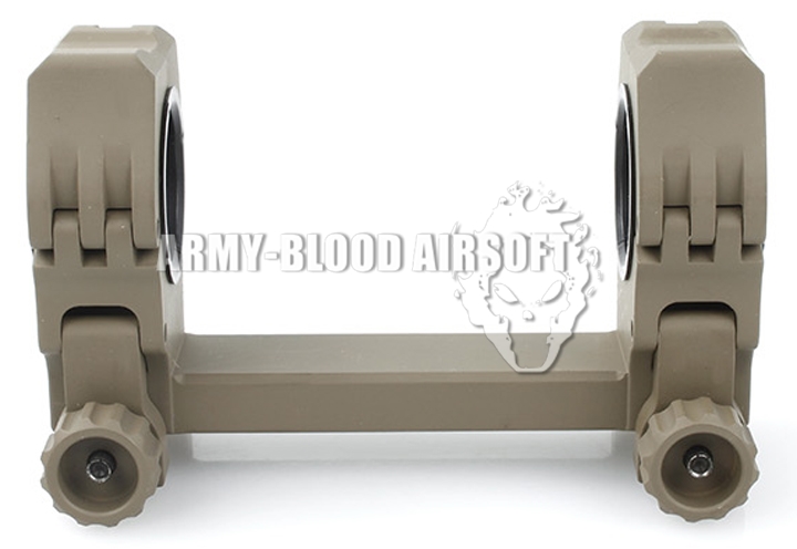New.American Rifle M10 QD-L Dual Scope Mount With Spirit Level (30mm/25mm,สีดำ สีทราย)