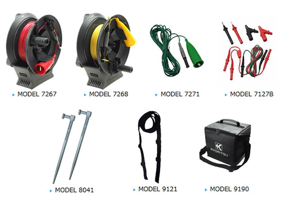 มิเตอร์วัดค่าความต้านทานดิน ครบชุด KYORITSU Earth Tester รุ่น KEW4105DL