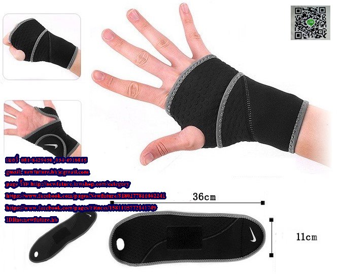 SU-044Nike Supportข้อมือซัพพอร์ต พยุง ประคอง เซฟ ที่รัดซัพพอร์ทข้อมือ Nike Wrist and Thumb Wrap Wrist Support