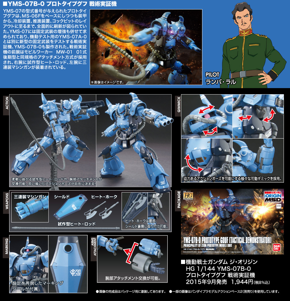 HG 1/144 PROTOTYPE GOUF[BANDAI]