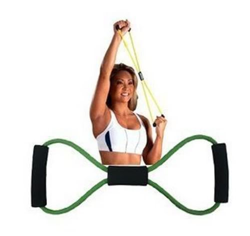 FIT-071figure 8 resistance band สายยาง เลข8 Full Body Home Gym Slim