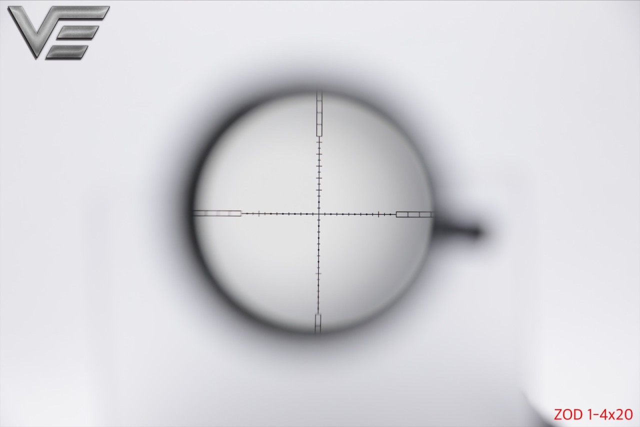 สโคปยิงไว ยี่ห้อ Vector Optics รุ่น ZOD 1-4x20 (Vector Optics ZOD 1-4x20) หน้าเลนส์กว้าง : 20mm. ขนาดวง : 25mm. ความยาว : 231mm. (9.1”) น้ำหนัก : 293 กรัม คุณสมบัติ : #แข็งแรงทนทาน #ทนแรงรีคอยได้ดีเยี่ยม #มุมมองในการกวาดสายตาดี #กำลังขยาย 1-4เท่า #Click V