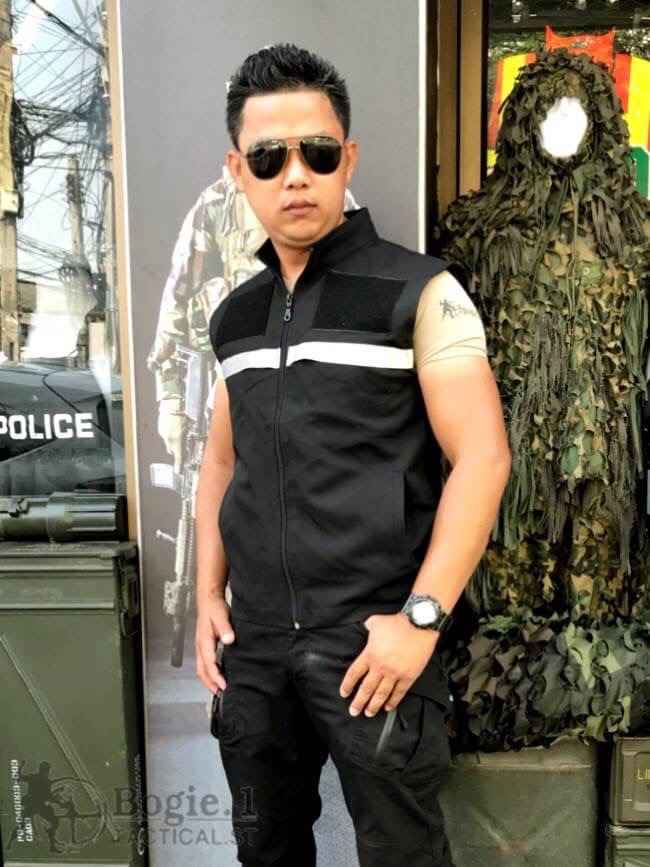 มาแล้วเสื้อกั๊ก ติดเครื่องหมายได้ กระเป๋าแบบมีซิป ไซส์ S M L XL 2XL 3XXL จำหน่ายราคาทั้ง ปลีก ส่ง