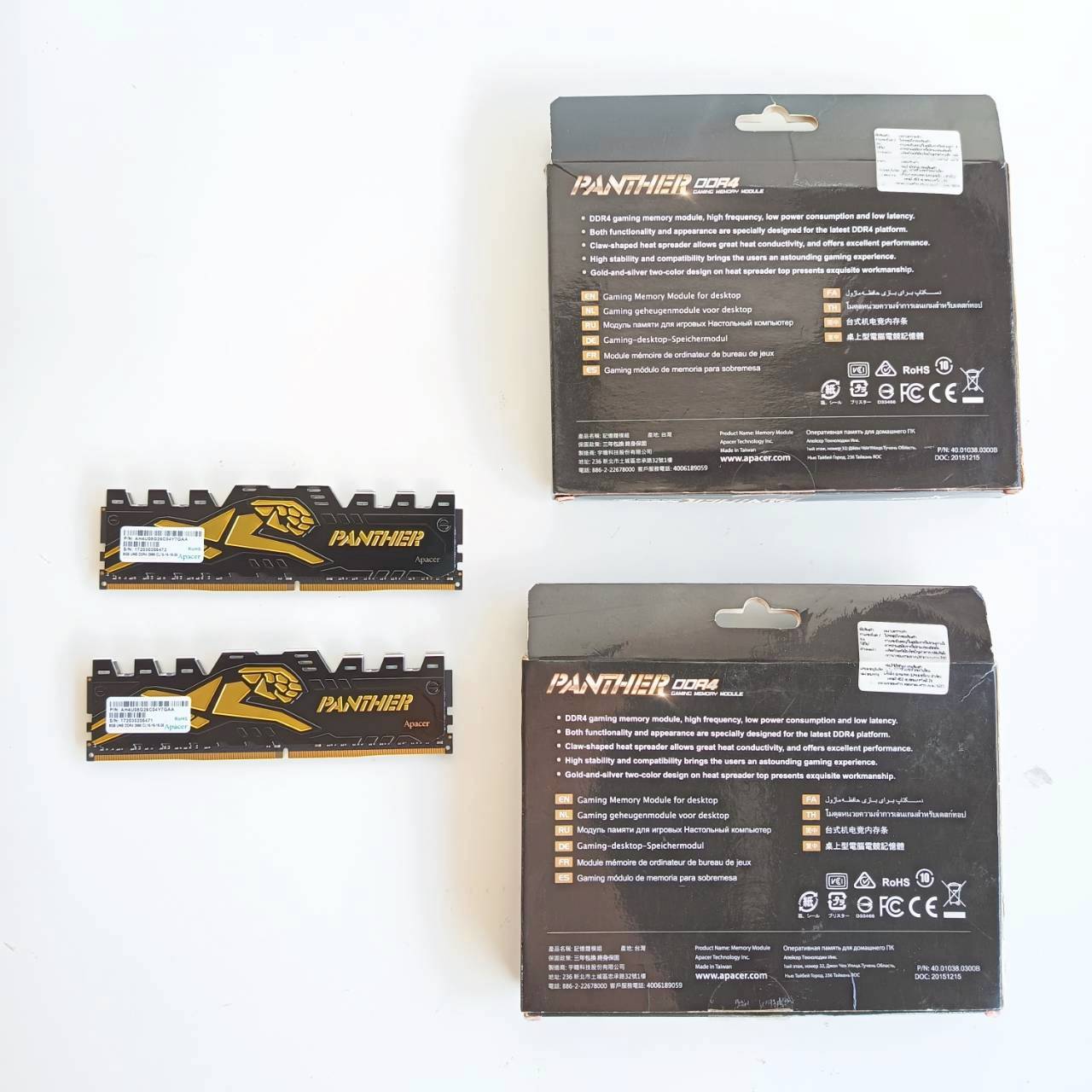 RAM PC DDR4 (2666) 8GB Apacer PANTHER ประกัน Strek LT.