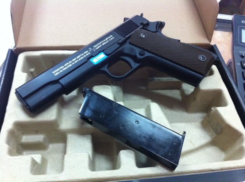 WE M1911A1 ยิงลาย สีดำ ราคาพิเศษ