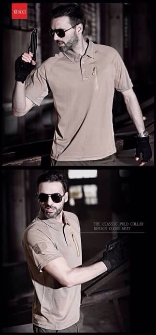 New.ยี่ห้อเสื้อยืดผู้ชายเดินป่าทหารกองทัพยุทธวิธีเสื้อยืดแขนสั้นกันน้ำระบายอากาศแห้งเร็วเสื้อยืดพรางเดินป่า สีดำ สีทราย สีเขียว ราคาพิเศษ