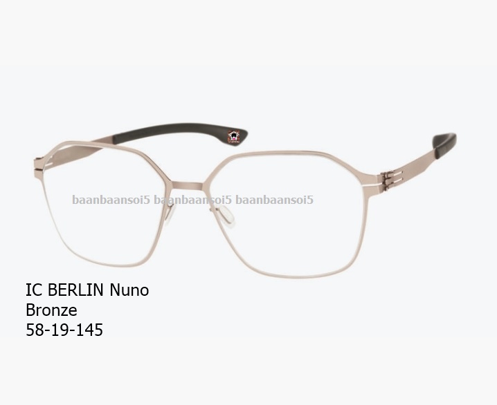 IC BERLIN Nuno โปรโมชั่น พร้อมเลนส์เปลี่ยนสี Hoya Sensity ราคา 18,900 บาท