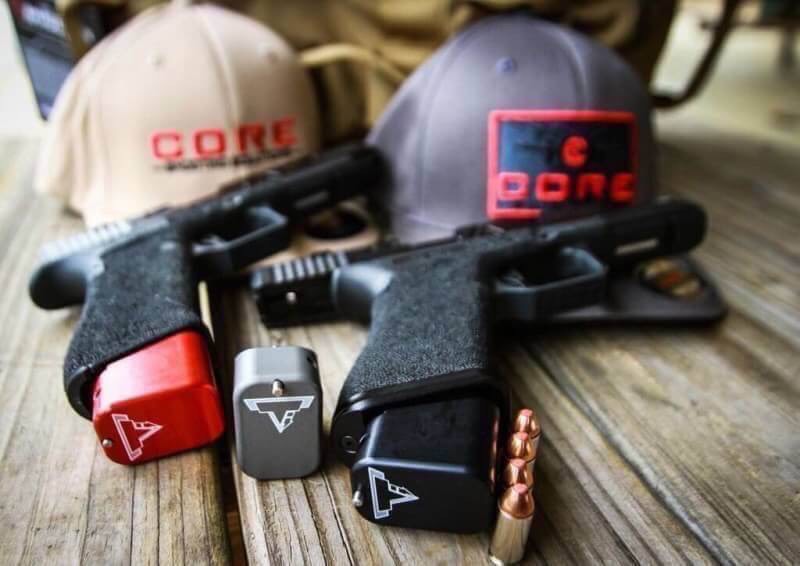 New.TARAN ยุทธวิธีนวัตกรรม-อาวุธฐาน อลูมิเนียม PAD KIT สำหรับ GLOCK The USPA IPSC และ IDPACS กีฬา ส้นแมกอลูมิเนียม cnc. สำหรับปืน GLOCK 9/40 + เพิ่ม 5 นัด ขนาด 9 mm. + เพิ่ม 4 นัด ขนาด .40 มีมา 6 สี ราคาพิเศษ