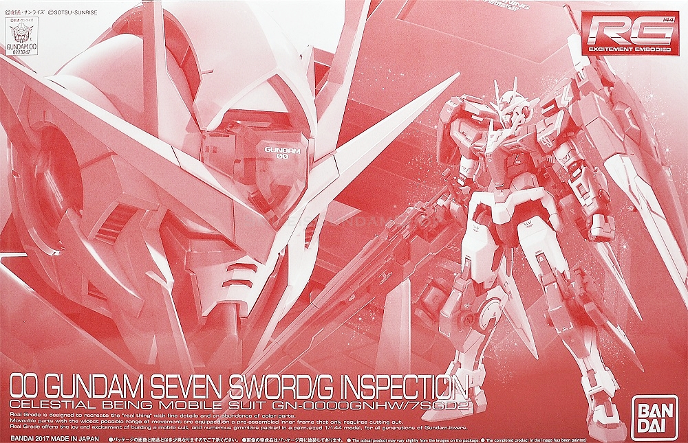 [PO]RG 1/144 OO Gundam Seven Sword G Inspection[BANDAI]