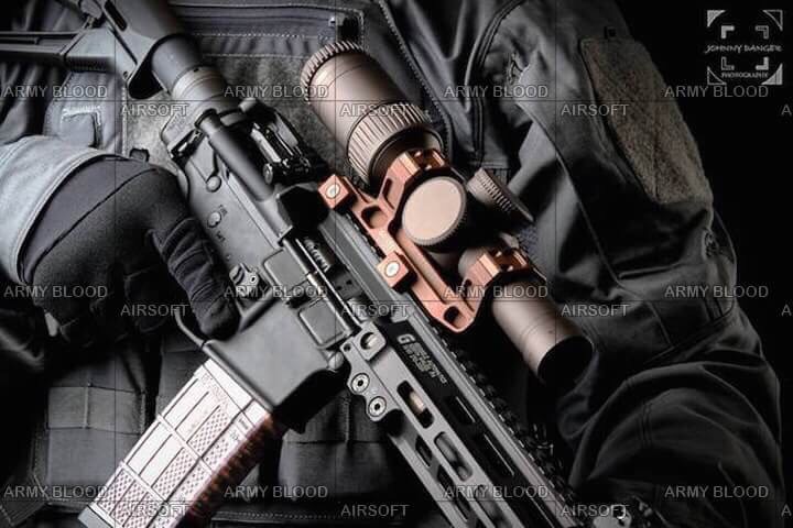 New.Geissele Super Precision Big Bertha Scope Mounts -Manufacturer: Made in China - Built Material: Aluminum -Major Color: Black / Tan -Inner Diameter: 30mm (25mm) ราคาพิเศษ