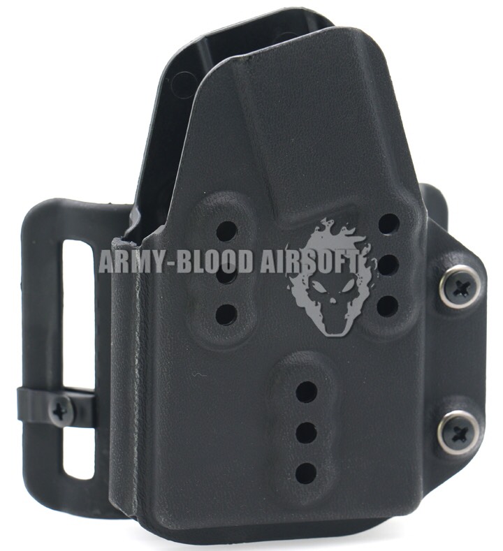 New.Single Standard Kydex Rifle Magazine Carrier for M4 5.56 Magazine(BK) ราคาพิเศษ