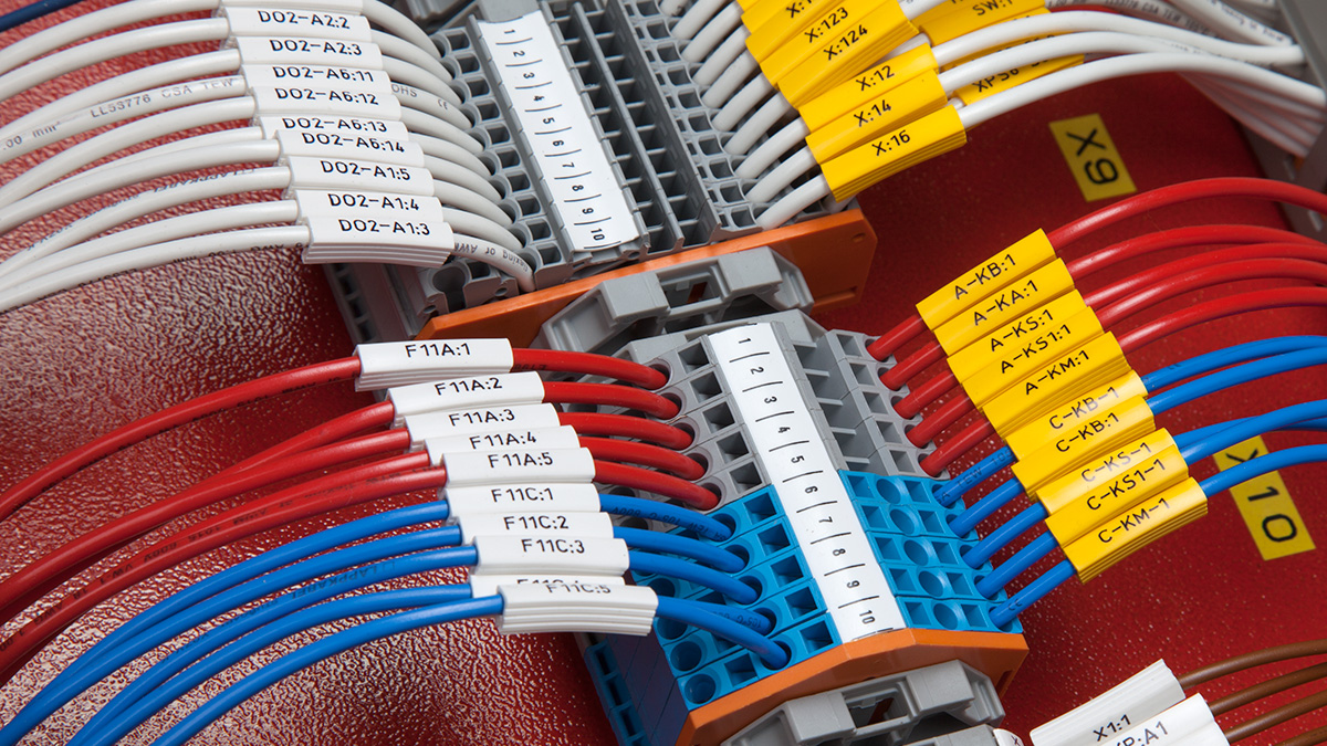 รับพิมพ์ TAG มาร์คสายไฟ PARTEX WIRE MARKING แบบพิมพ์อักษรใส่ได้เอง