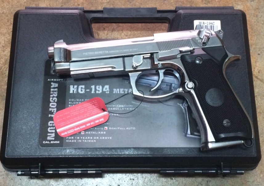 New.HFC M9A1 keymore เซมิ / ออโต้ สีคอมเมียม มาร์กิ้งคมชัด พร้อมรางเสริมติดไฟฉาย ราคาพิเศษ