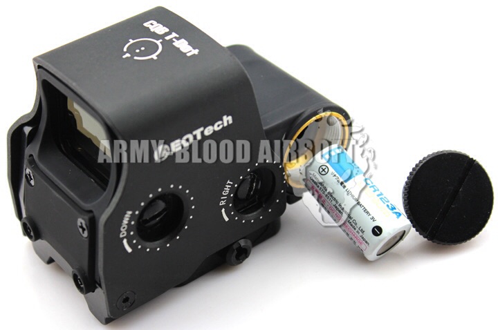 L-3 EOTech HWS EXPS3 Style Holographic Red Green Reflex T-Dot Sight with QD Mount & Case Side But (BK)
