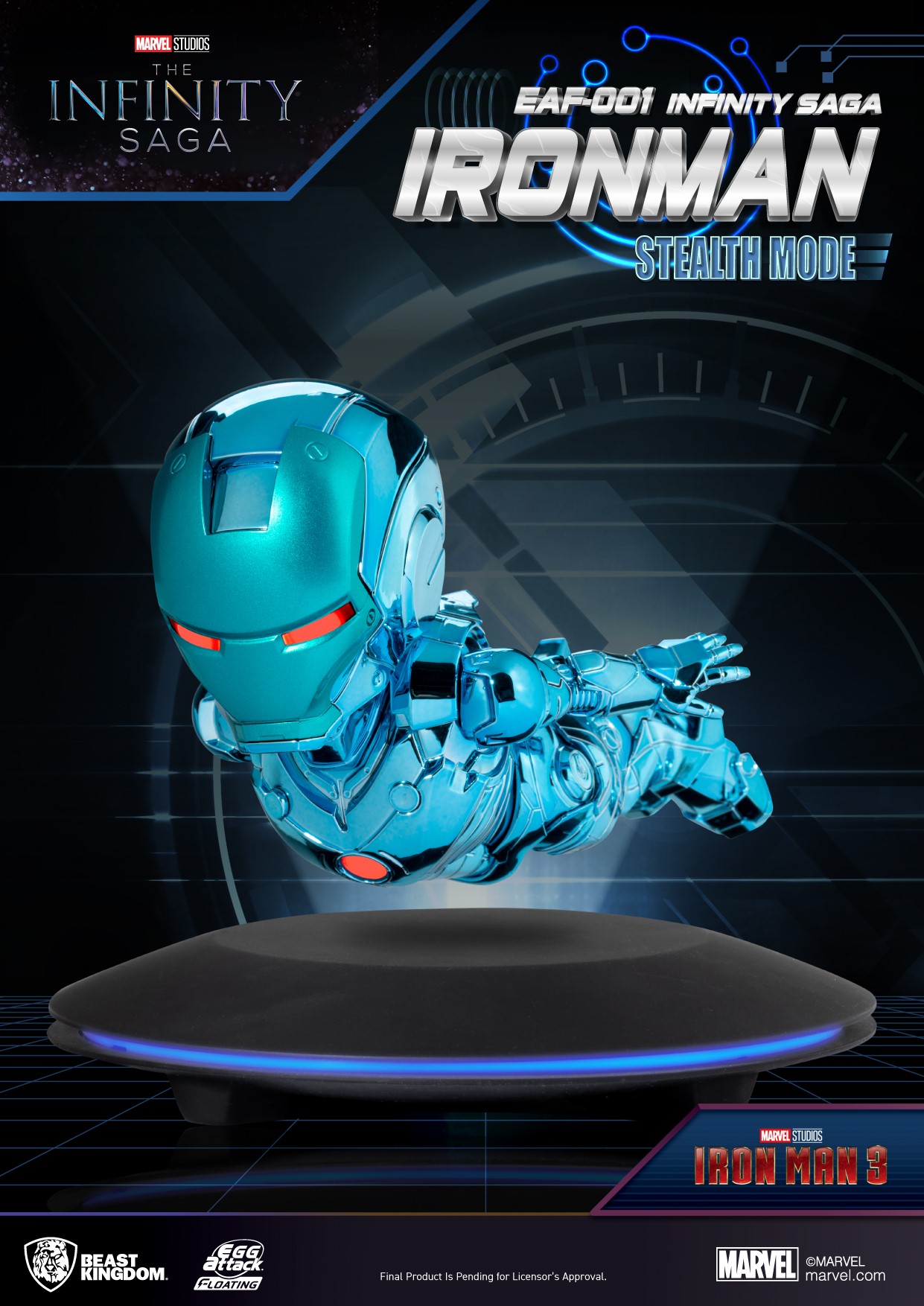 เปิดจอง : Iron man Stealth mode: Infinity Saga Magnetic Floating (Egg Attack)