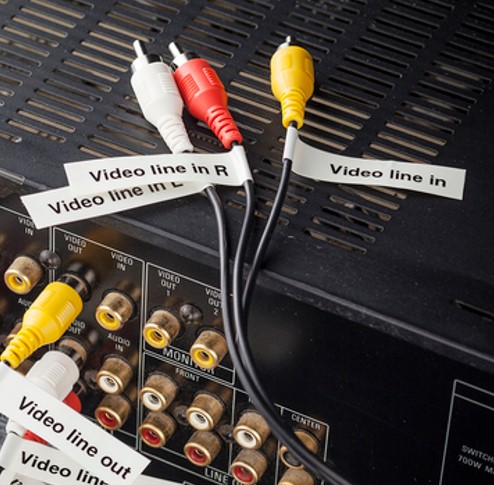 สติ๊กเกอร์มาร์คสายไฟ FLEXIBLE ID อักษรดำพื้นขาว เบอร์มาร์คสายไฟ CABLE MARKER