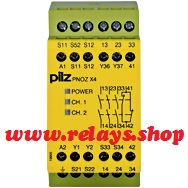 774735 PILZ PNOZ X4 115VAC 3n/o 1n/c LiNE iD : RELAYS.SHOP
