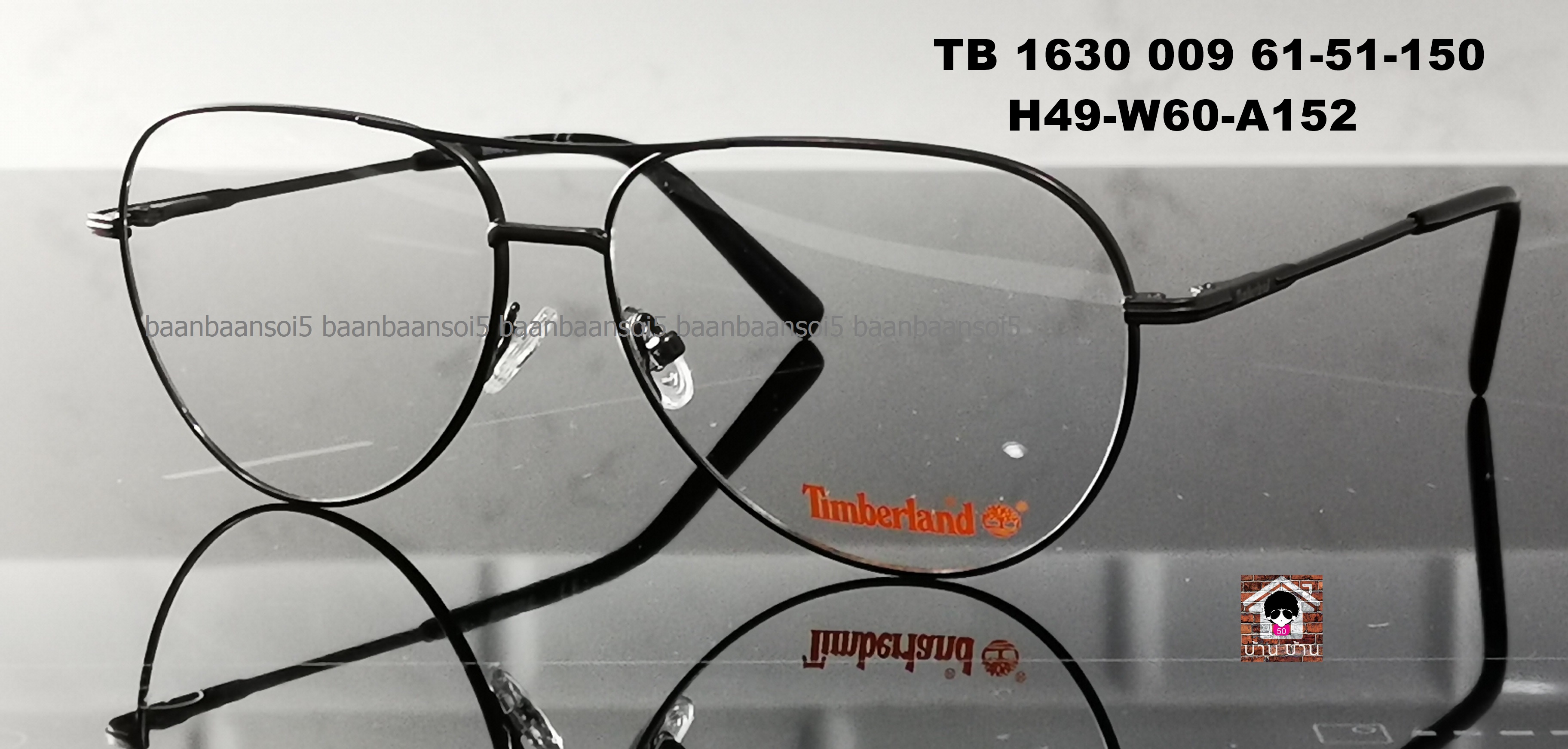 TIMBERLAND TB 1630 009 โปรโมชั่น กรอบแว่นตาพร้อมเลนส์ HOYA ราคา 4,190 บาท