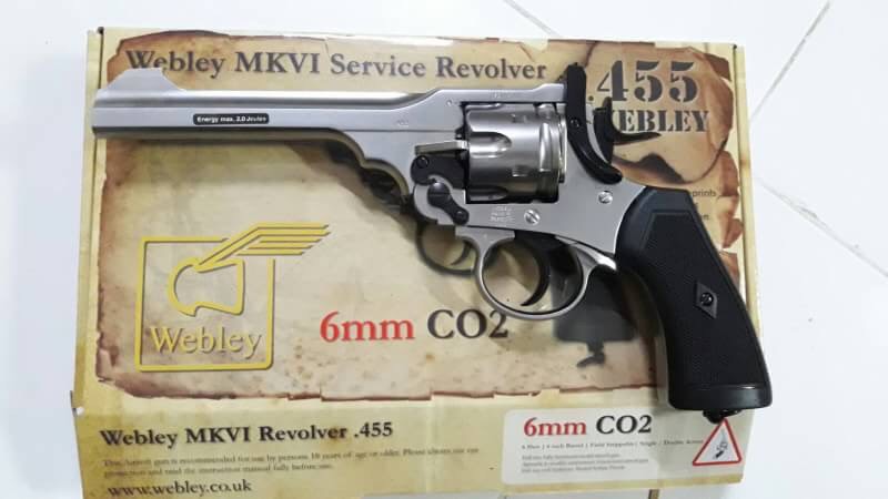 New.ลูกโม่ Webley 6" ยิงลูก 6 มิล ระบบ CO2. ราคาพิเศษ