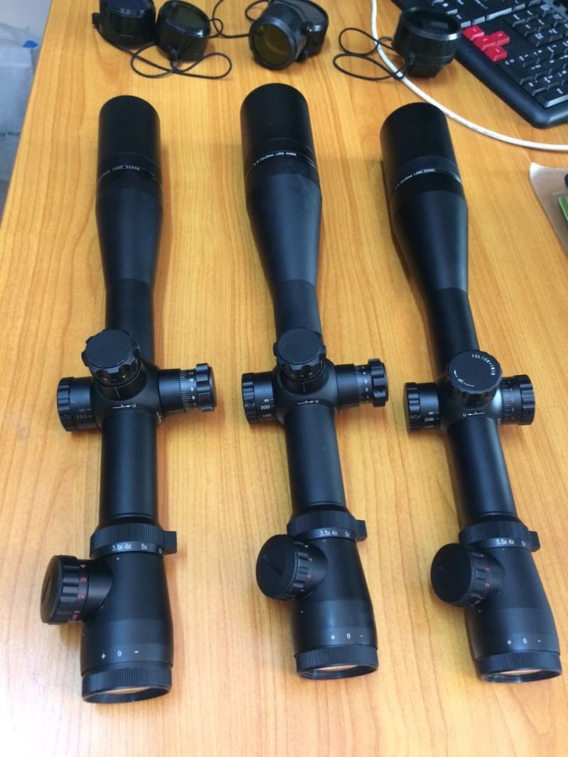 New.Leupold Mark4 M3 3.5-10×40E 3.5-10x50E Style Red Green Illuminated Rifle Scope มาพร้อมข้อต่อบังแสงครับ ราคาพิเศษ