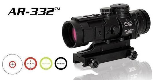 New.กล้อง Scope Burrs AR-332 3x32 AR-15 Tactical Prism Sight ราคาพิเศษ