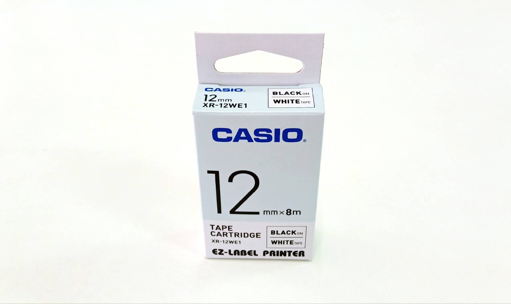 XR12-WE1 CASIO 12mm. เครื่องพิมพ์ฉลาก KL-Series CASIO PRINTER LABEL XR12WE
