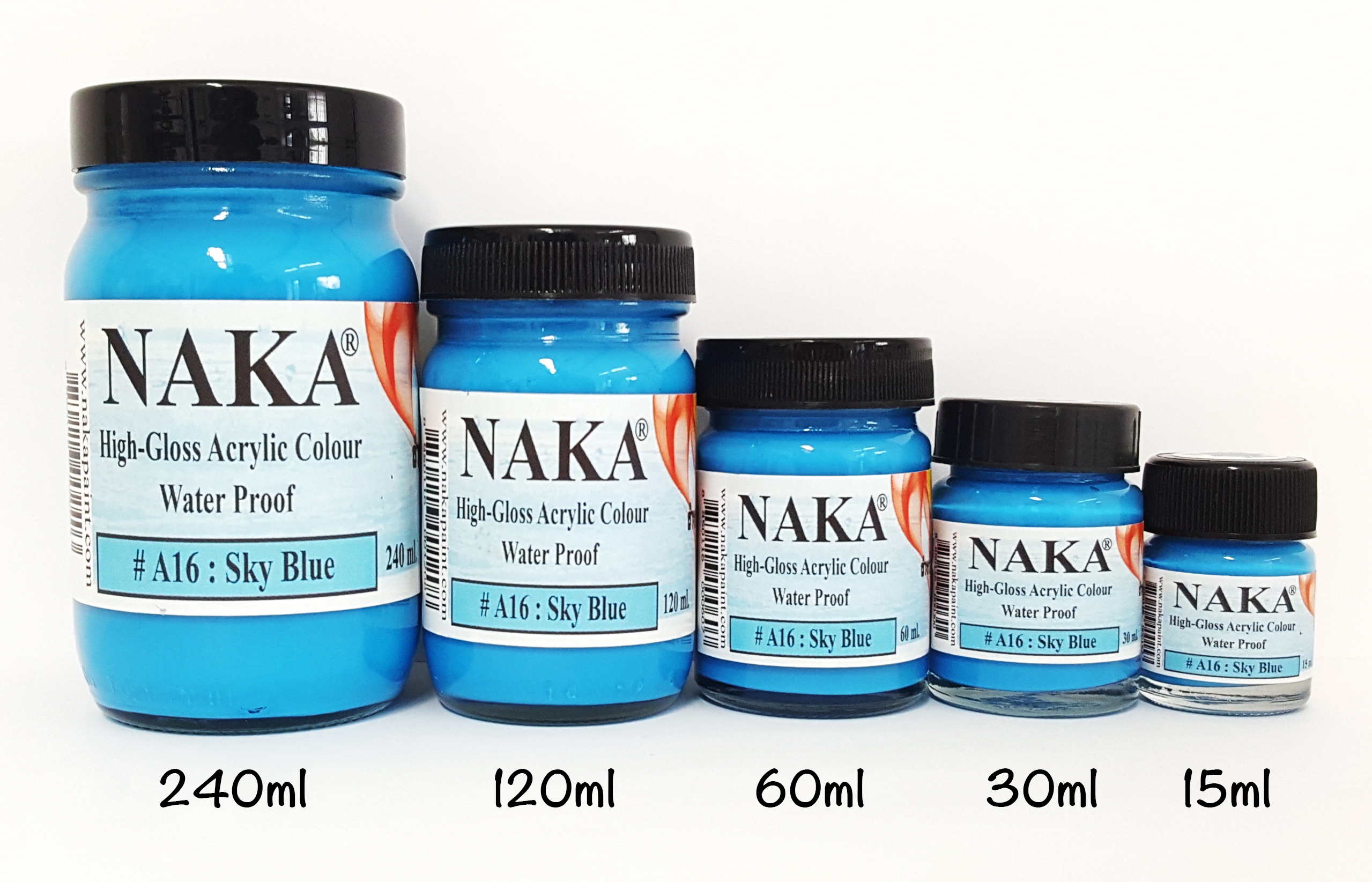 A16 สีอะคริลิค Sky Blue 30ml