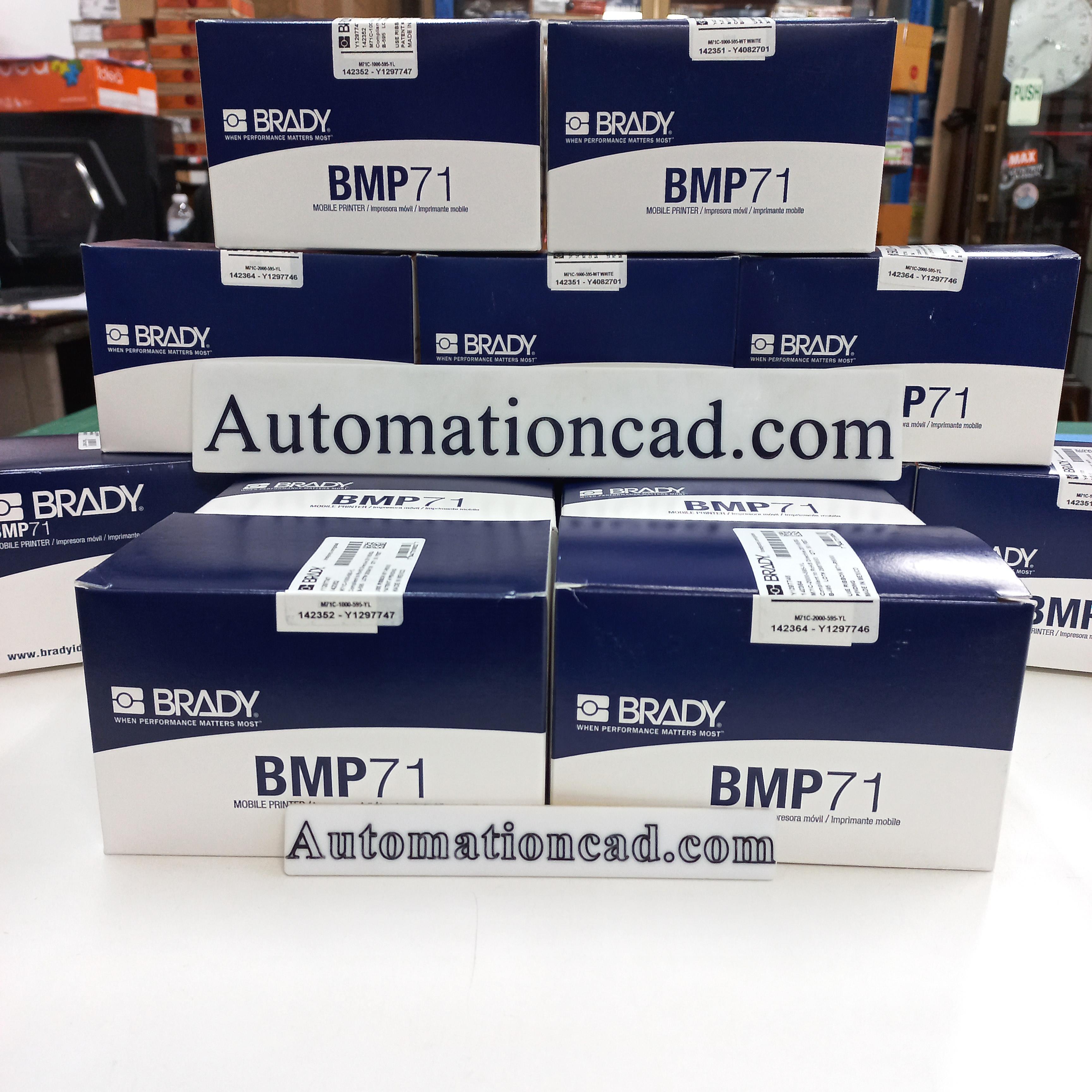 M71C-1000-595-YL เทปสำหรับเครื่องพิมพ์สติ๊กเกอร์ BRADY BMP71 - BRADY LABEL PRINTER