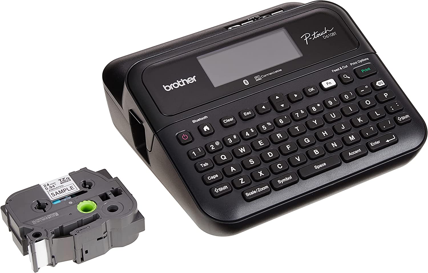 เครื่องพิมพ์ฉลาก D610BT BROTHER ประกันศูนย์1ปี ของแท้ LABEL PRINTER สำหรับใช้ในสำนักงาน