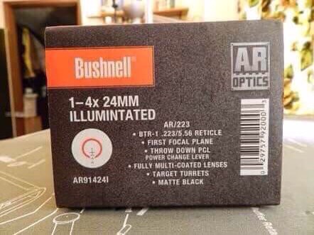 New.สโครปยิงไว Bushnell AR223 1-4×24 Specifications ราคาพิเศษ