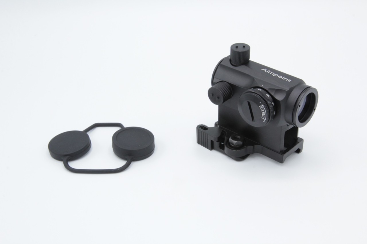 ดอท Aimpoint Micro T1 มี2รุ่นให้เลือก #รุ่นขาเตี้ย #รุ่นขาสูง คุณสมบัติ : #ดอทรูปทรงขนาดเล็ก #ทนแรงกระแทรกได้ในระดับหนึ่ง #ตัวเป้ามีไฟ2สี(สีแดง,สีเขียว) และ สามรถปรับความเข้มของแสงได้5ระดับ อุปกรณ์ภายในกล่อง : #ตัวดอท #ประแจ #ผ้าเช็ดเลนส์ ใช้ถ่าน CR2032 จ