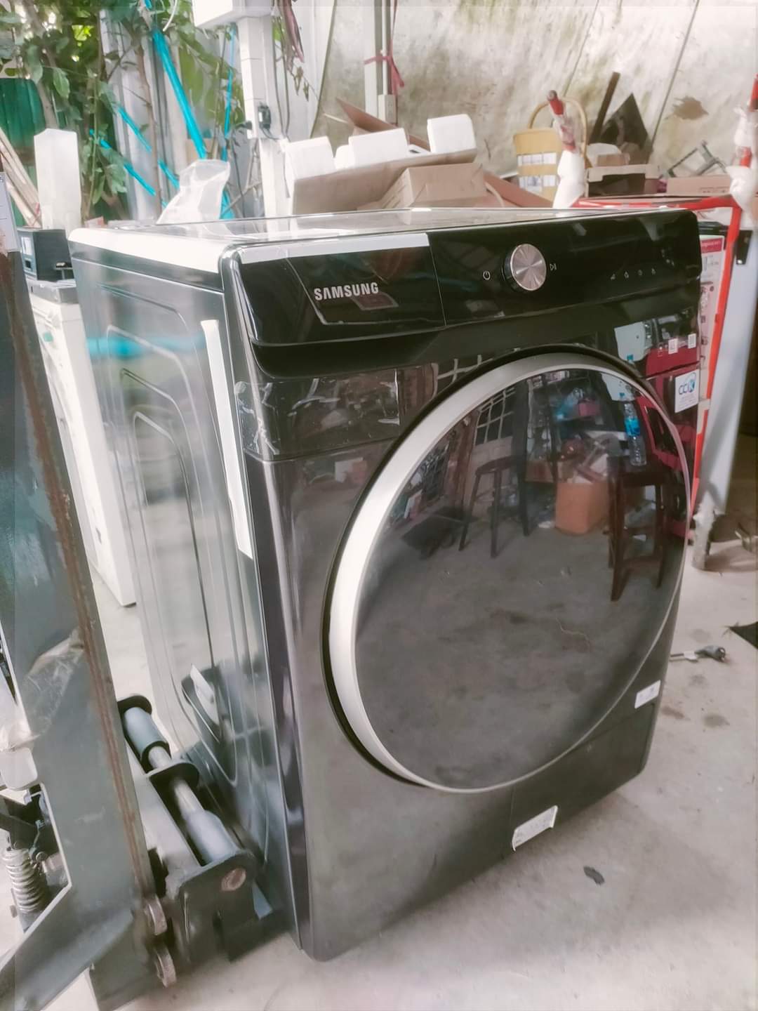 เครื่องอบผ้าSamsung 16kg ติดกล่องหยอดเหรียญ#มือสองใช้งานน้อย #สภาพดีมาก #พร้อมใช้งาน มี1เครื่อง