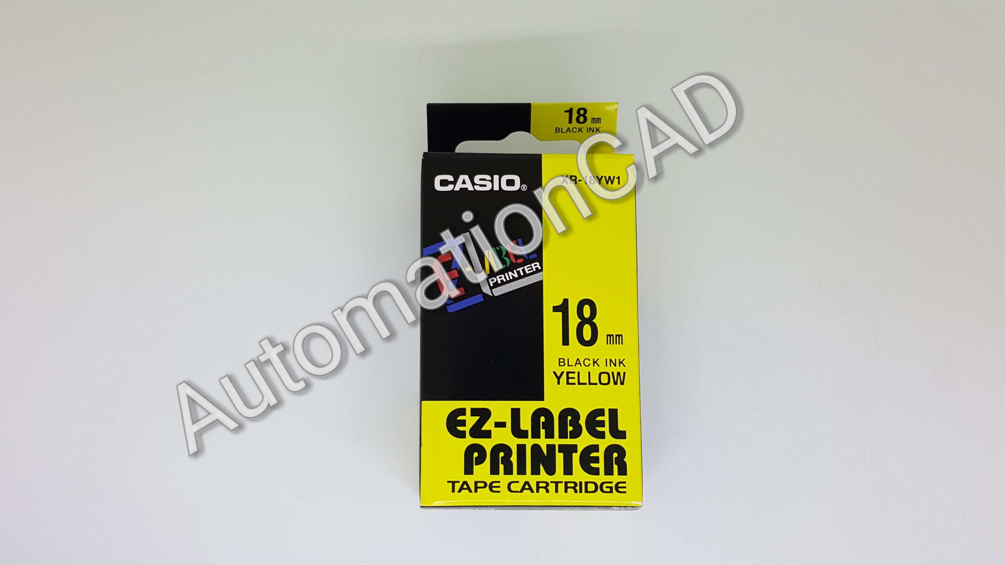 EZ-LABEL CASIO 18mm. สำหรับ เครื่องพิมพ์ฉลาก KL-Series CASIO PRINTER LABEL