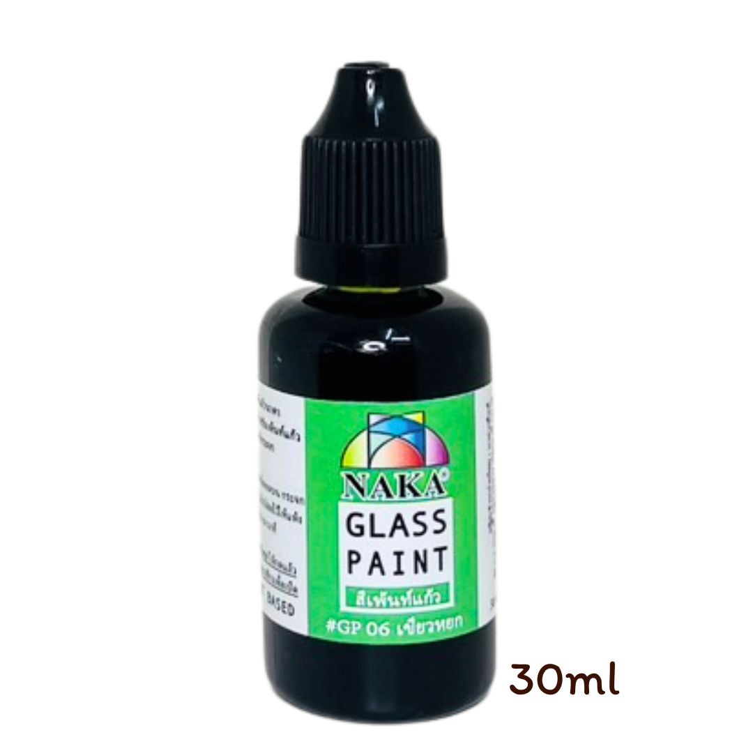 GP06 สีเพ้นท์แก้ว เขียวหยก 30ml
