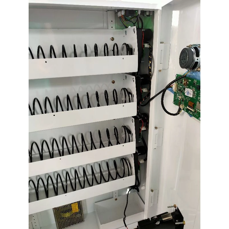 เครื่องจำหน่ายสินค้าหยอดเหรียญ จอทัชกสรีน พูดได้ 4ชั้น⭐⭐⭐⭐⭐ (ชั้นละ18ช่อง)สามารถใส่ ผงซักฟอก,น้ำยาซักผ้า,ปรับผ้านุ่ม