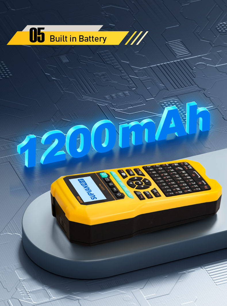 Supvan Label Printer G15M Pro เครื่องพิมพ์ฉลาก Tag 203dpi