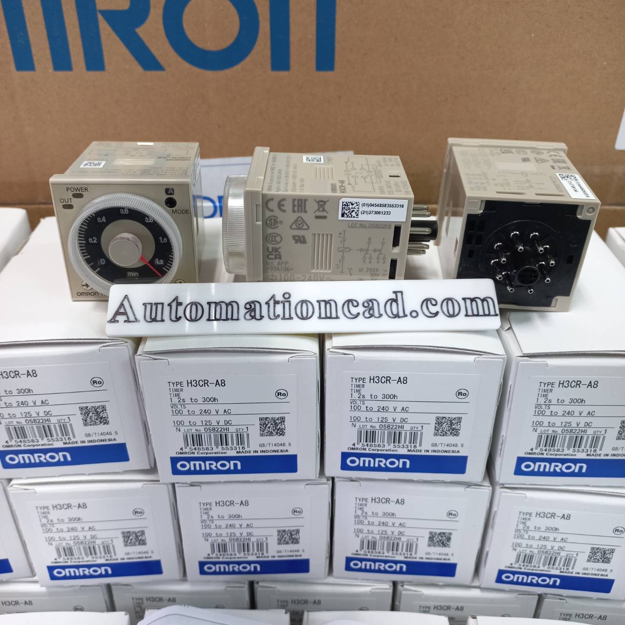 TIMER ไทม์เมอร์ OMRON ของแท้ H3CR-A8 220VAC