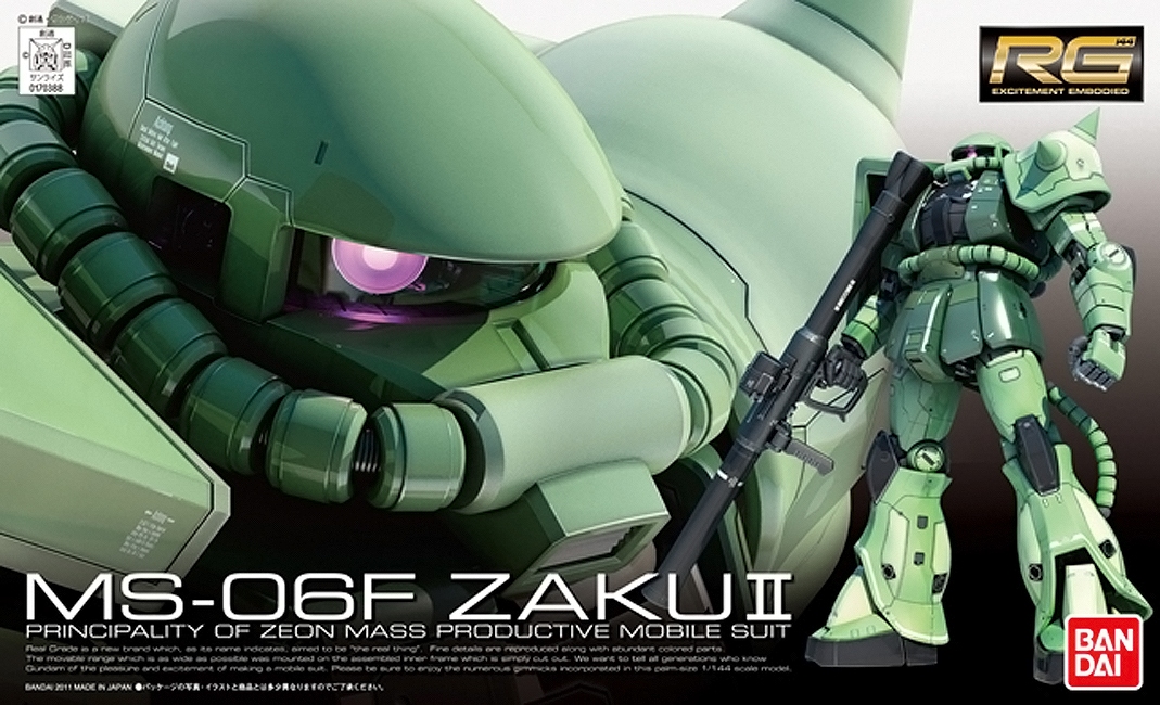 RG 1/144 MS-06F ZAKU Ⅱ[BANDAI]