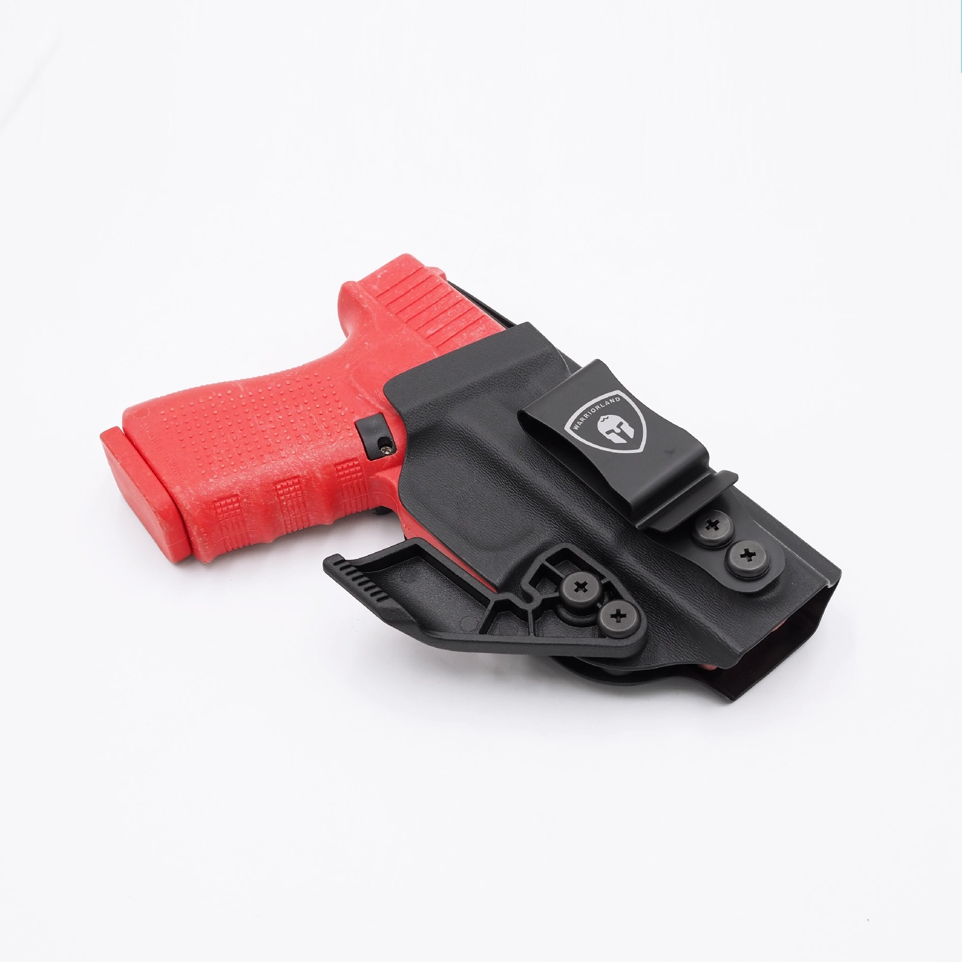 New.ซองพกใน Kydex G19/19X/23/32/44/45 WARRIORLAND ( G19 IWB Kydex Holster with Claw ) ⚓ ผลิตจาก Kydex เกรดคุณภาพ ⚓ ออกแบบให้ซองหุ้มโกร่งไกทั้งหมด ใช้งานปลอดภัย ⚓ ซองพกในซ่อนเร้น อำพรางได้มิดชิด ⚓ แผ่น Claw (ถอดได้) ช่วยให้แนบชิ