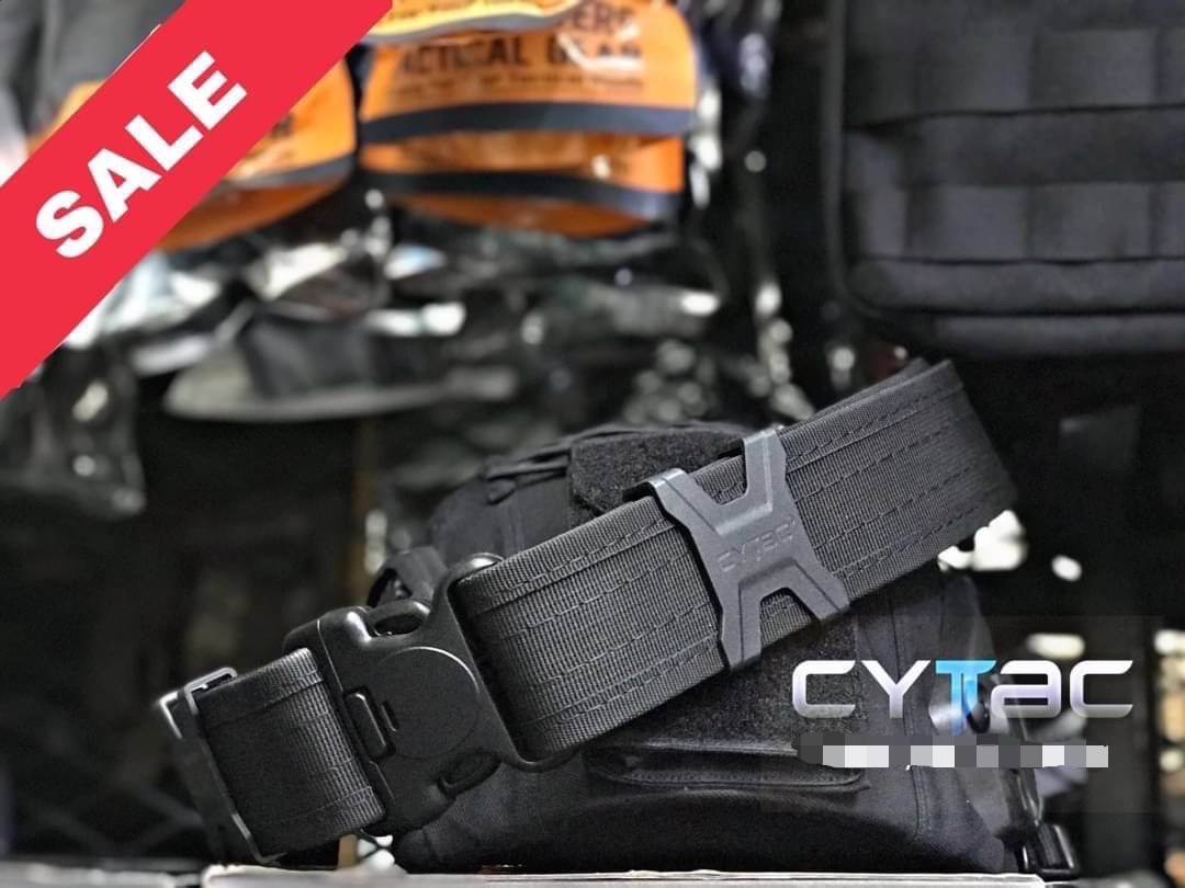 New.เข็มขัด CYTAC สินค้าพร้อมจัดส่ง - มี 1 สี : ดำ - สินค้ามี size ต่างๆ ดังนี้ เบอร์ S : ช่วงเอว (27" - 35") เบอร์ M : ช่วงเอว ( 36" - 40") เบอร์ L : ช่วงเอว ( 41" - 46")