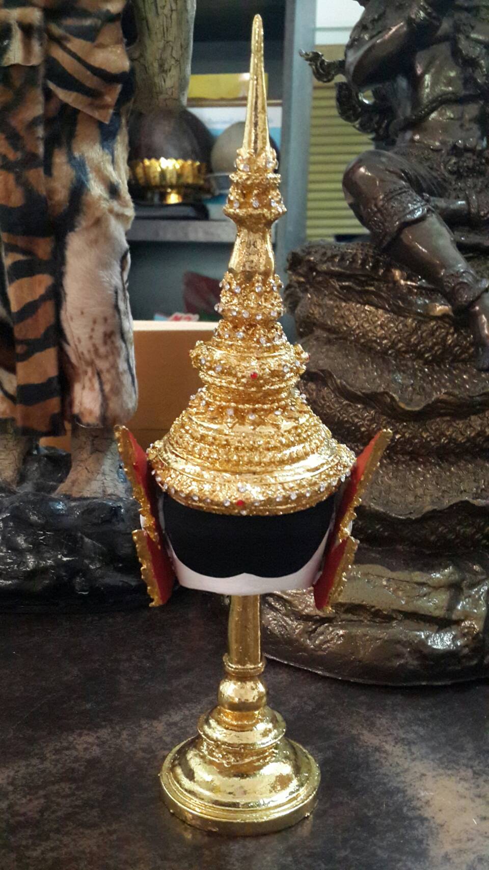 นางสีดา ขนาดกลาง 4 นิ้ว งานประดับเพชร